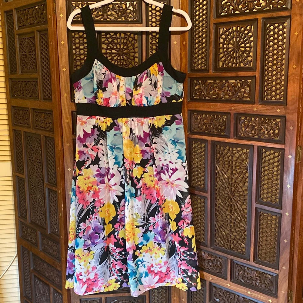 Next Up dress springtime floral